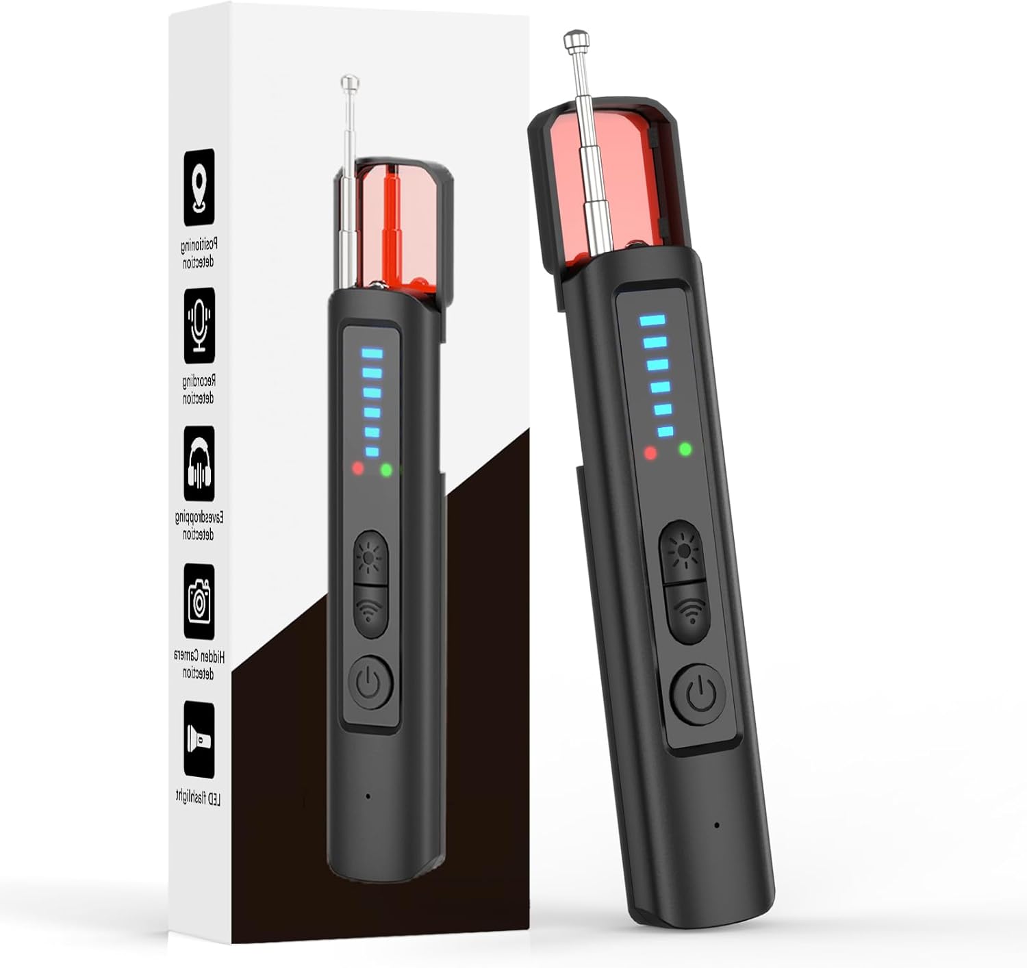 Advanced Bug Detector with 6-Level Sensitivity