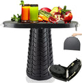 Portable Folding Table and Stool 2 in 1 - Lightweight Collapsible