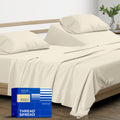 THREAD SPREAD 100% Egyptian Cotton Split King Sheets Set - Soft
