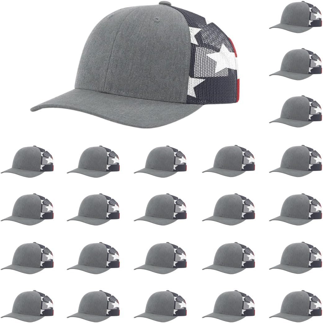Richardson 112 Classic Six-Panel Adjustable Snapback Trucker Cap