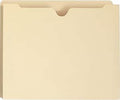 Smead File Jacket Reinforced Straight-Cut Tab, 1 in Expansion