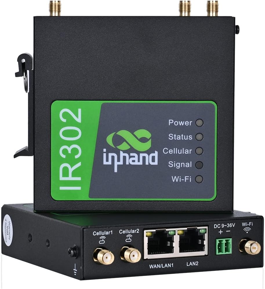 InHand Networks IR302 Industrial IoT 4G LTE VPN Cellular Router