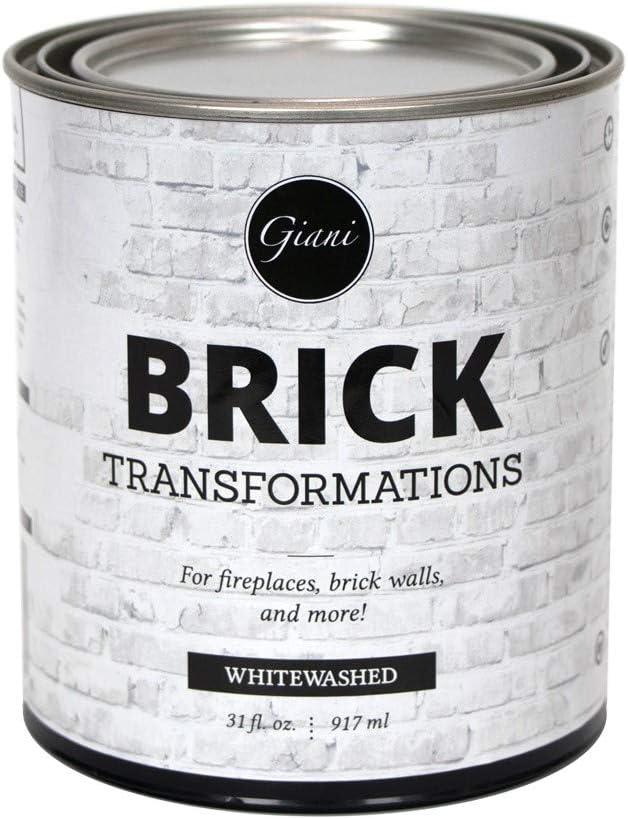 Giani Brick Transformations Whitewash Paint for Stunning Walls