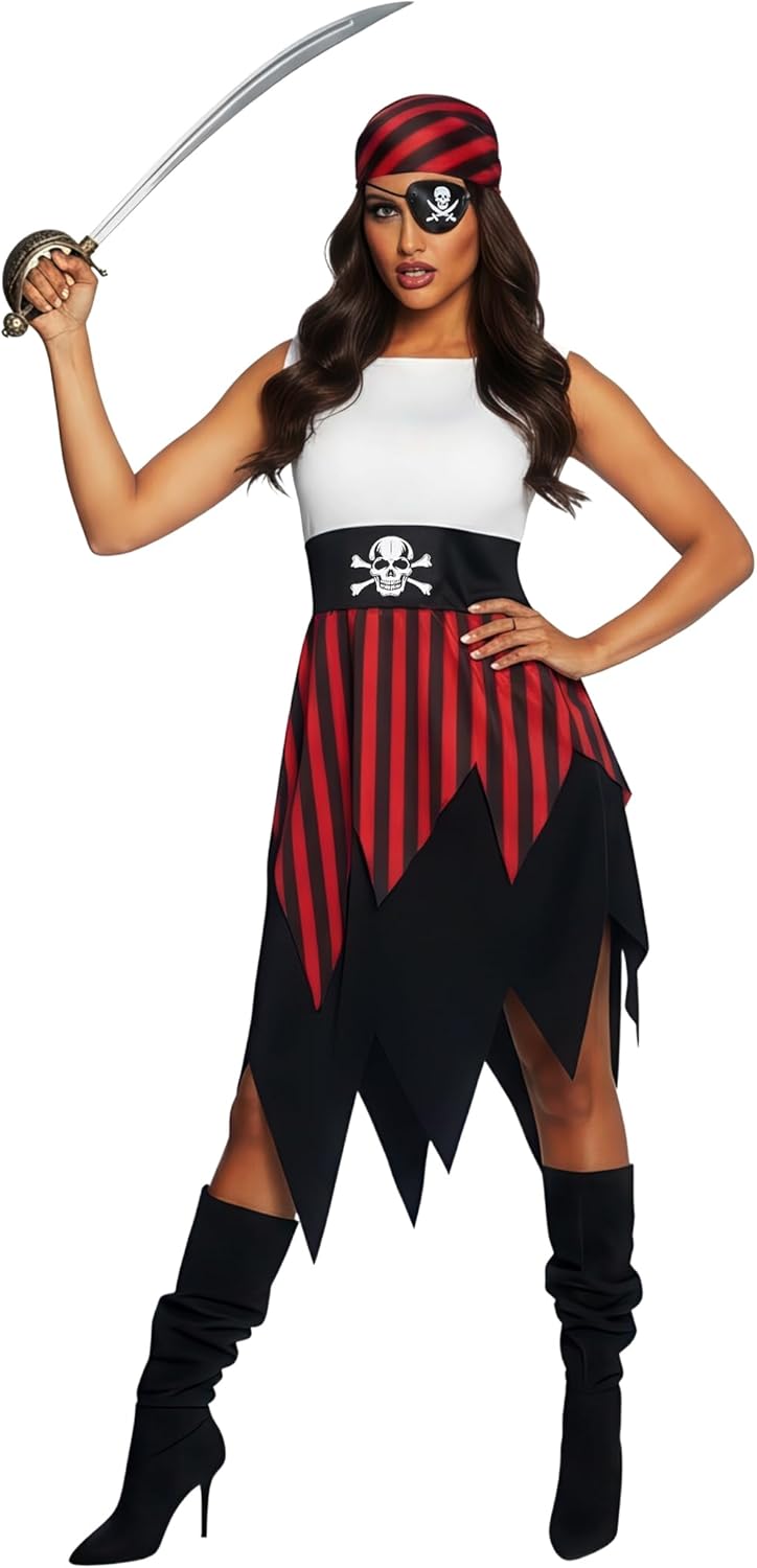 Morph Pirate Costume for Women - Perfect for Halloween Fun