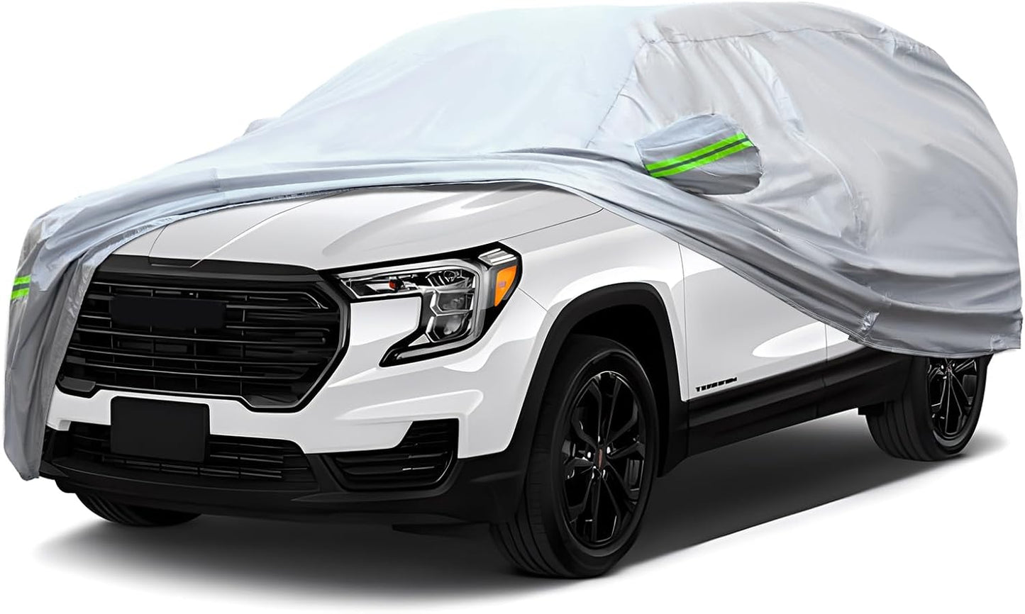 QUYDDC Full Car Cover for SUVs 181-190 in All Weather