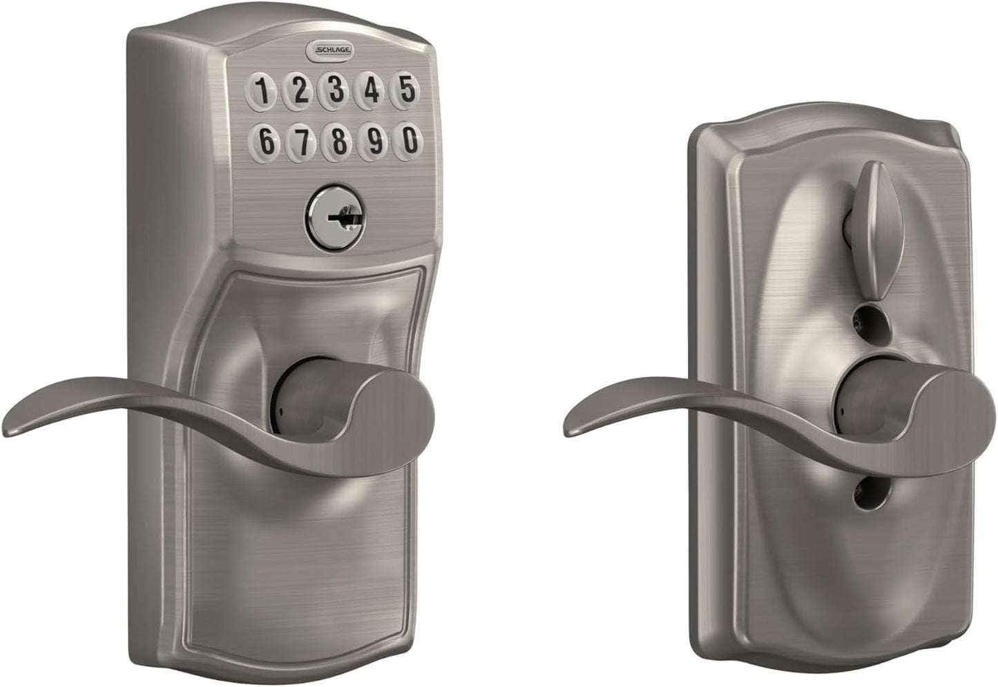 SCHLAGE FE595 CAM 619 ACC Camelot Keypad Entry for Security