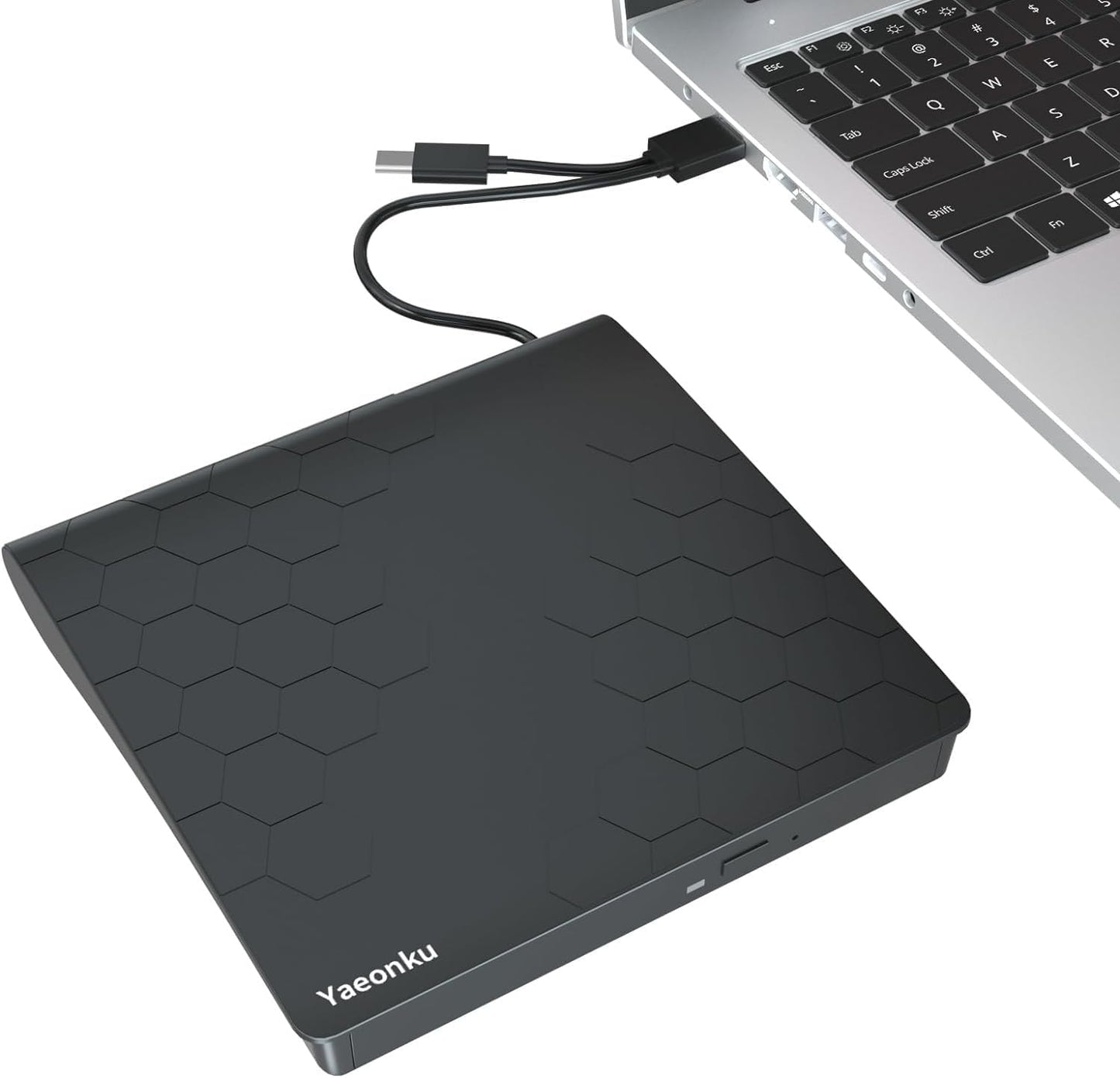 Yaeonku Portable Blu-Ray Drive: Fast USB-C Connection