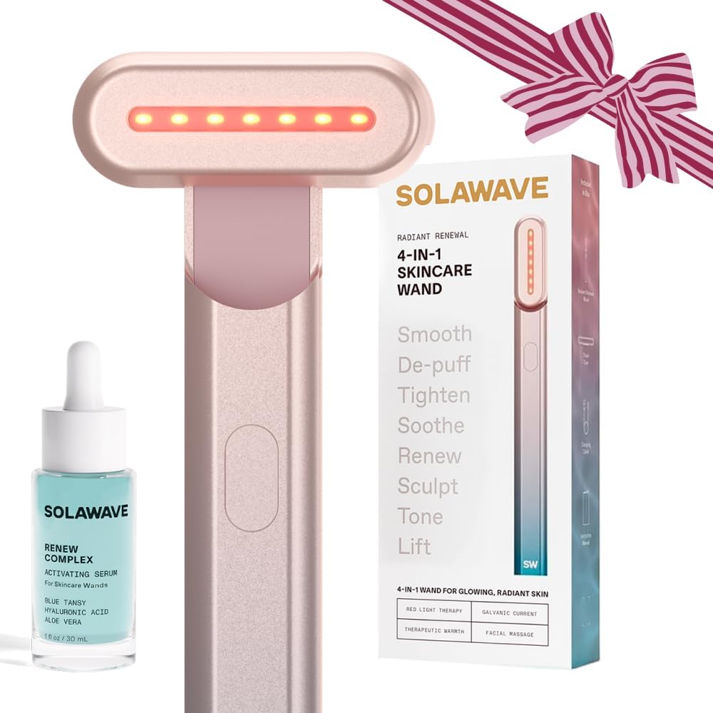 Solawave 4-in-1 Radiant Renewal Wand for Anti-Aging Effects