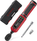 1/4-in Digital Torque Wrench 0.33-22.1 ftlb - Accurate Color Display
