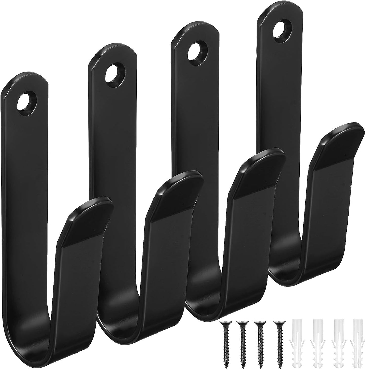 Space-Saving Snowboard Wall Mounts - Set of 4