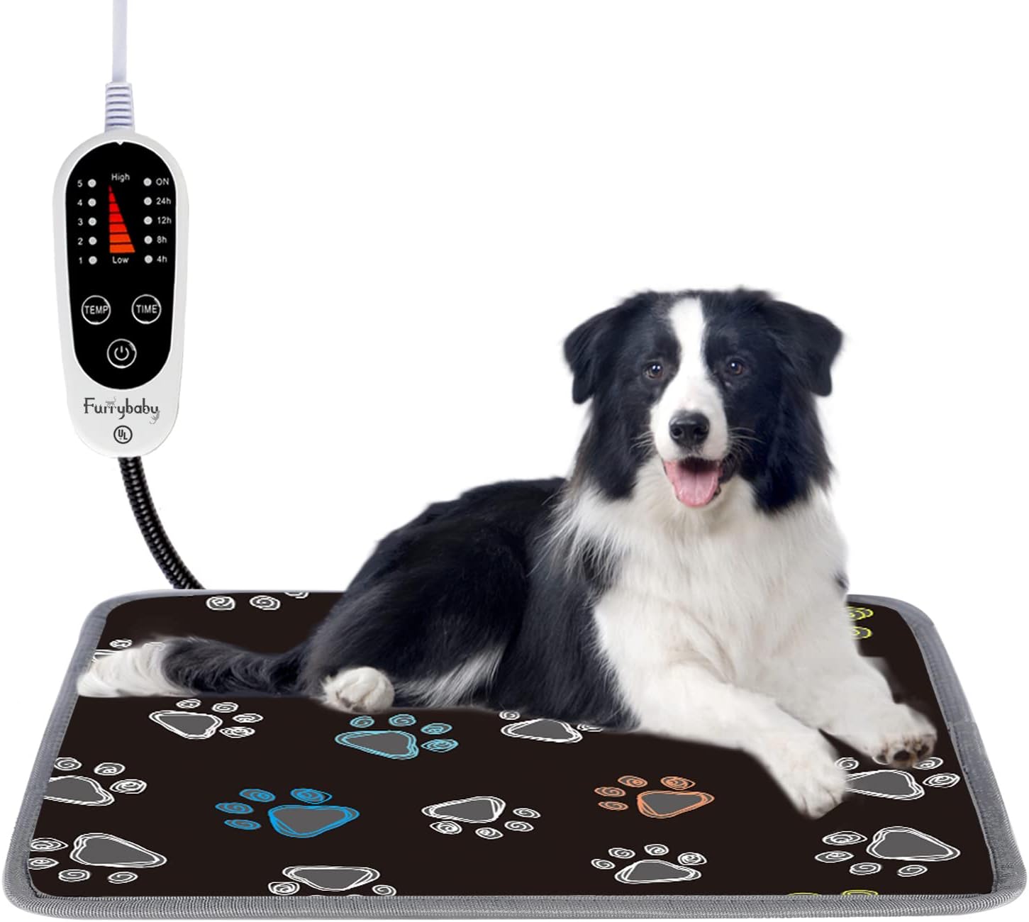 furrybaby Pet Heating Pad for Dogs and Cats, Waterproof Mat