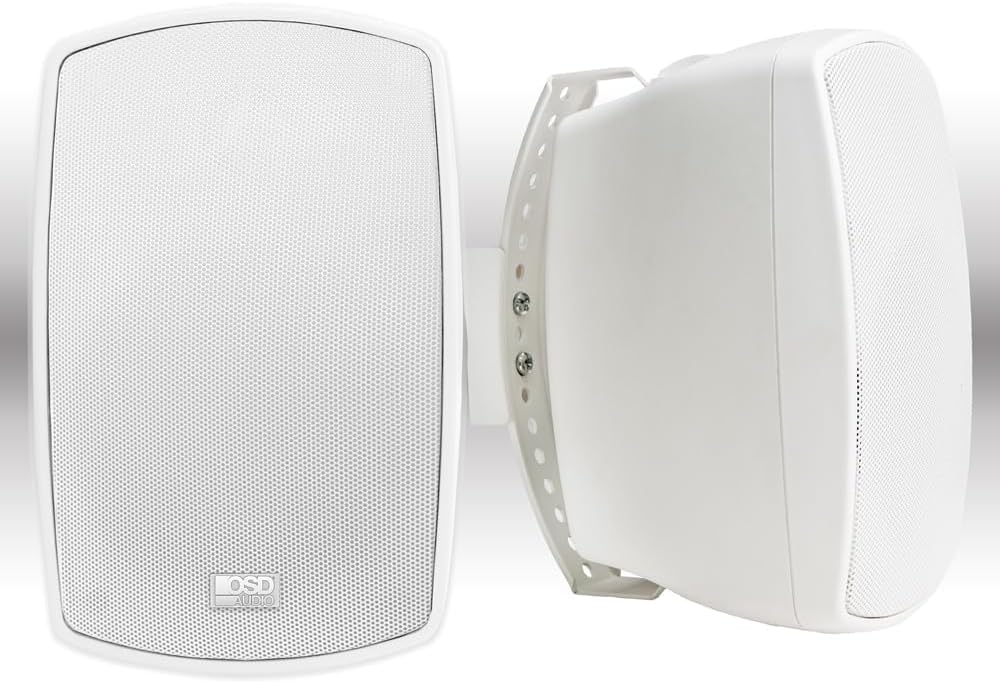 OSD AP490 4 Outdoor Patio Speaker Pair - 60W RMS, Weather Resistant