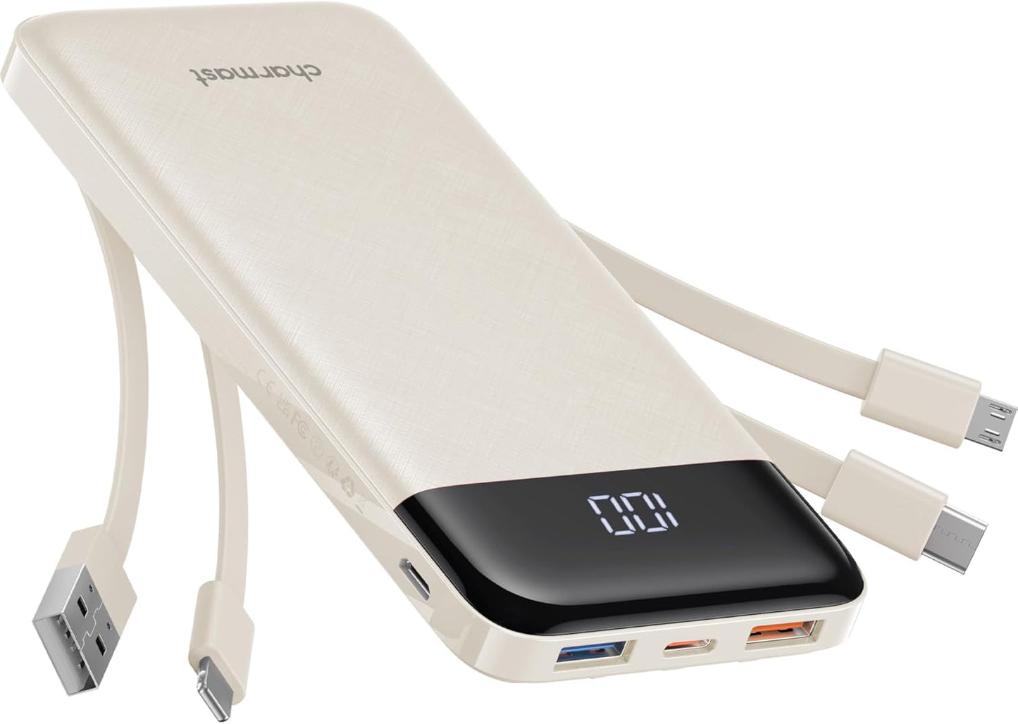 Charmast Portable Charger 10000mAh Fast Charging Power Bank