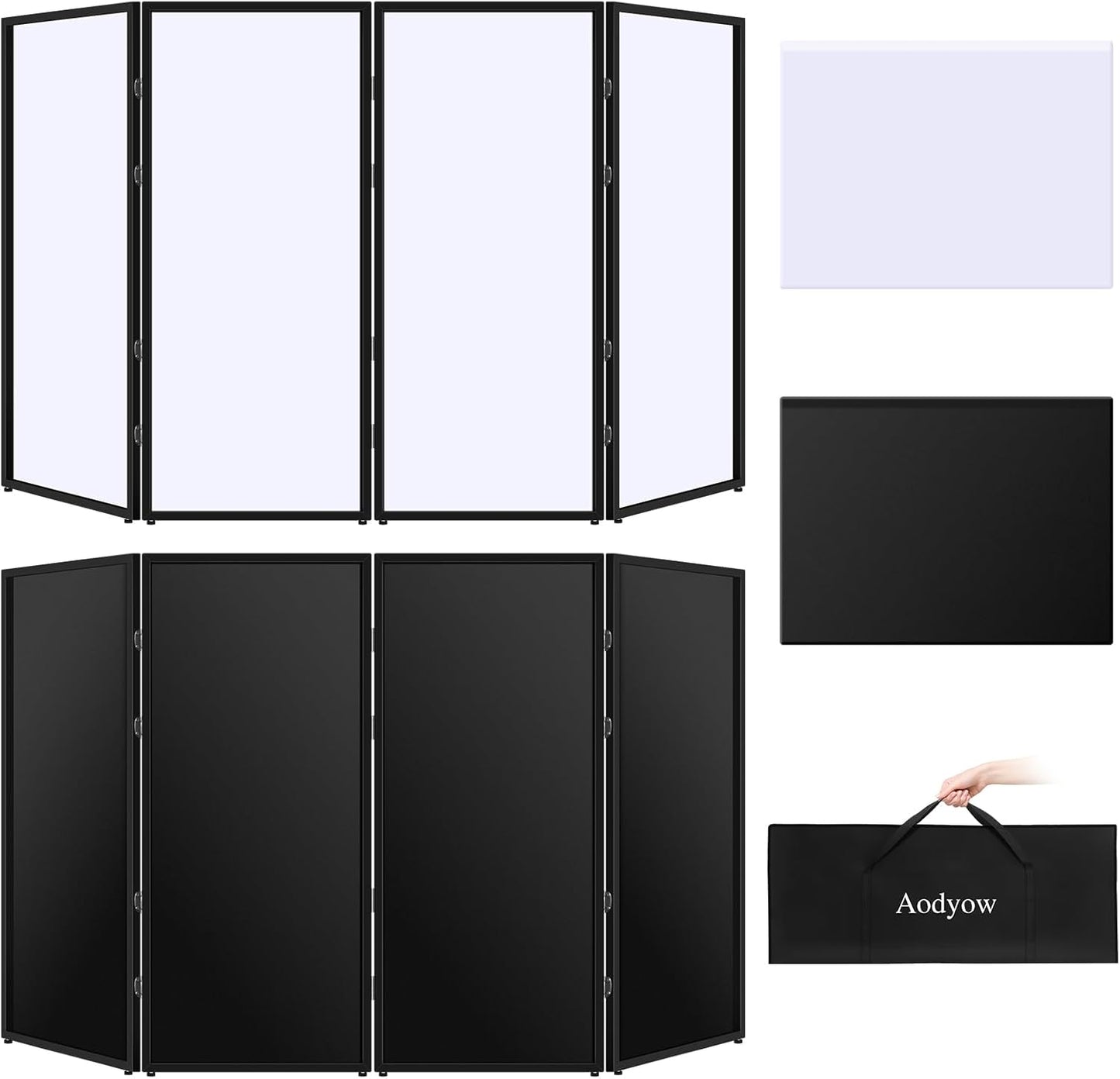 Portable DJ Facade Booth for Events - Foldable & Lightweight Design