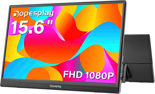 Dopesplay 15.6 FHD Portable Monitor - Ultimate Laptop Screen Extender!