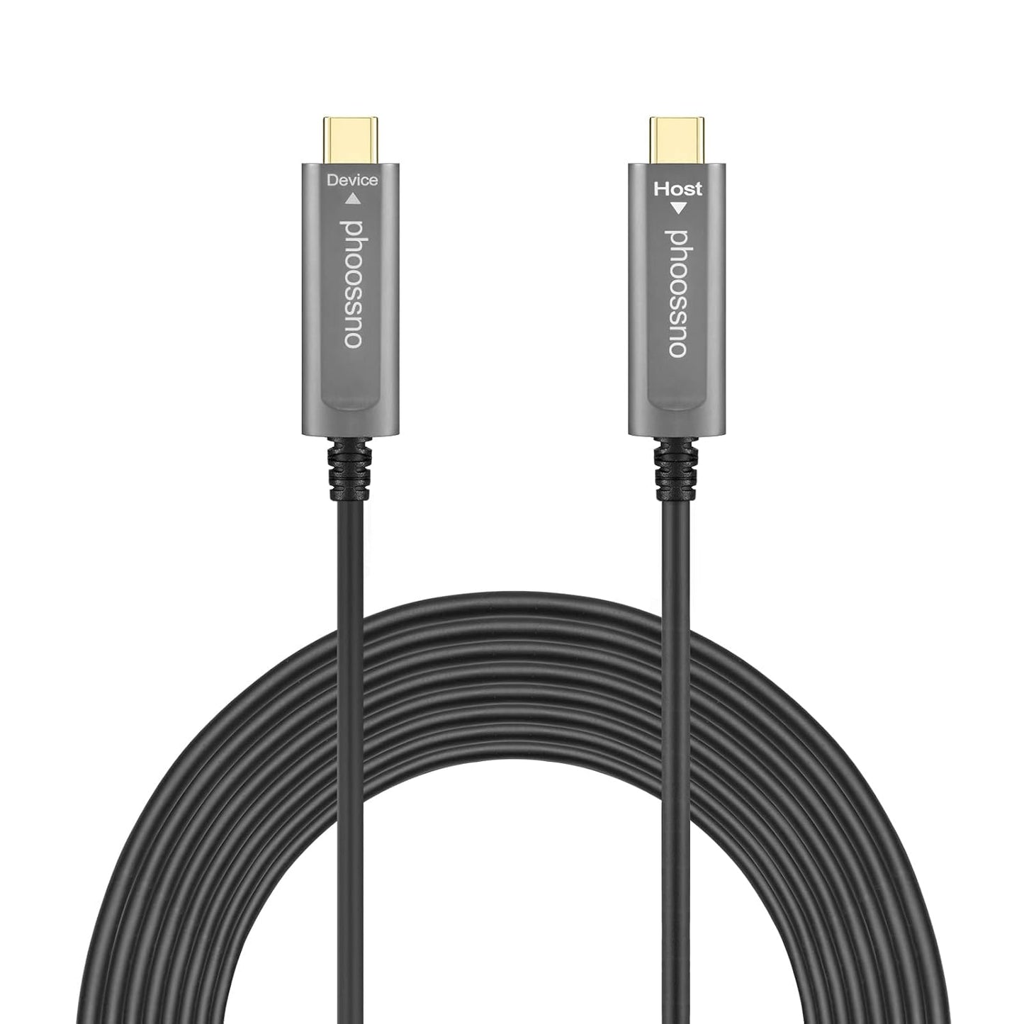phoossno USB C to C Fiber Optical Cable 10Gbps 98FT Review