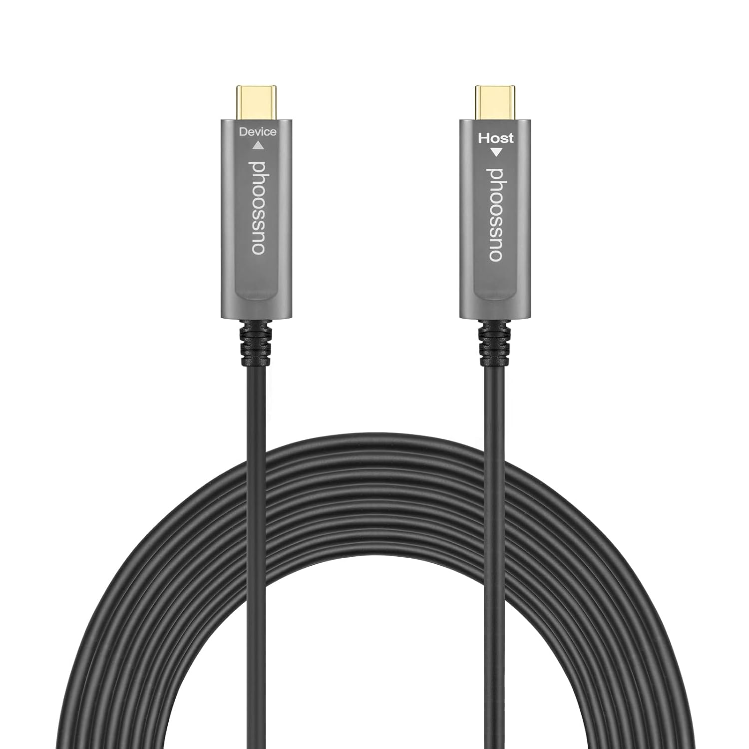 phoossno USB C to C Fiber Optical Cable 10Gbps 98FT Review