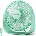 Gaiatop 3-Speed USB Desk Fan - Powerful Cooling