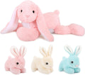 MaoGoLan Giant 24in Bunny Plush with 3 Baby Bunnies - Soft Easter Gift