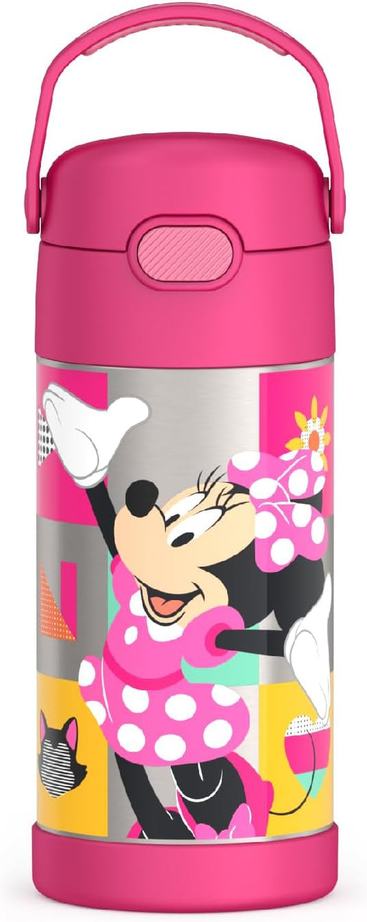12oz THERMOS FUNTAINER Straw Water Bottle - Minnie