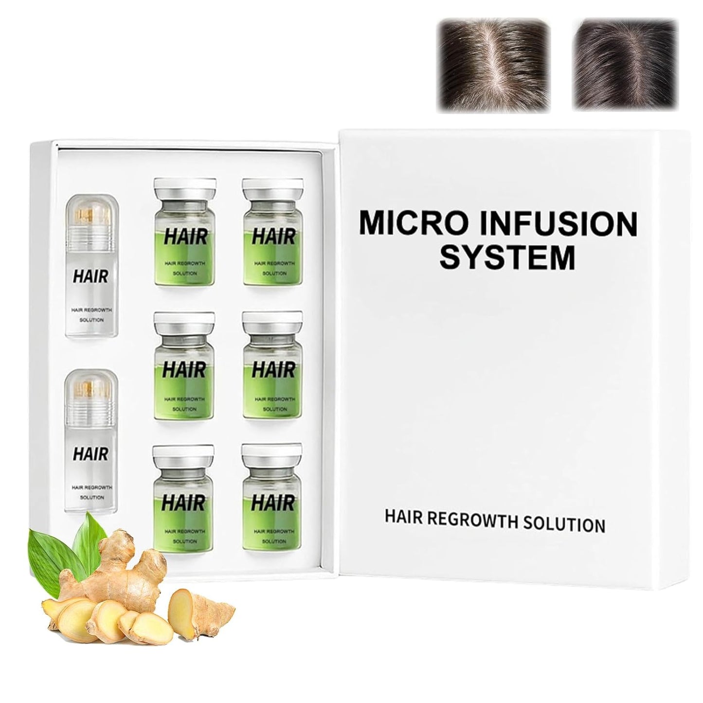 Hair Regrowth System with Ginseng and Natural Ingredients