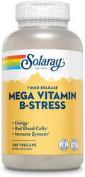Mega Vitamin B-Stress 240 CT - Timed Release B Complex for Stress