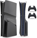 PEYANZ Faceplate for PS5 Pro Disc Edition - Matte Black Replacement