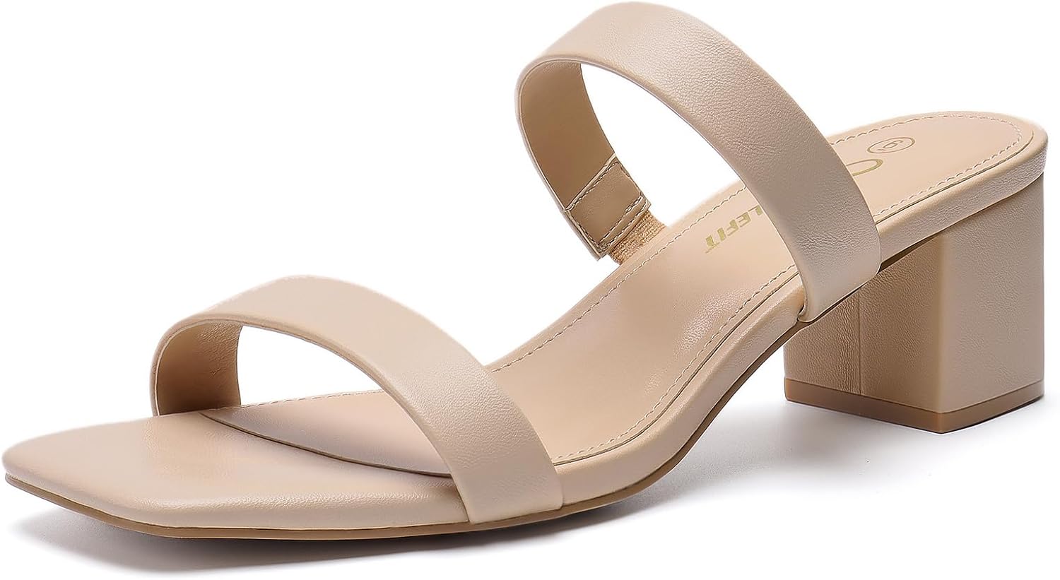 Athlefit Women's Chunky Block Heels for Summer Style and Comfort