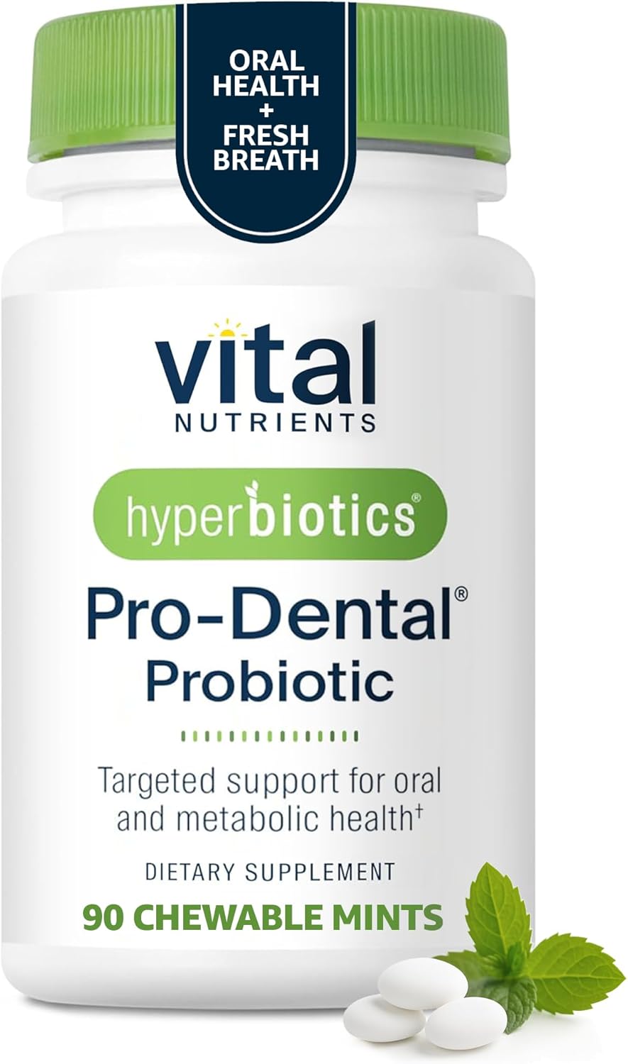 Hyperbiotics Vital Nutrients Pro Dental Probiotic for Fresh Breath