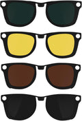 4Pcs Polarized Clip for Ray-Ban Meta Wayfarer RW4008 (Size L)