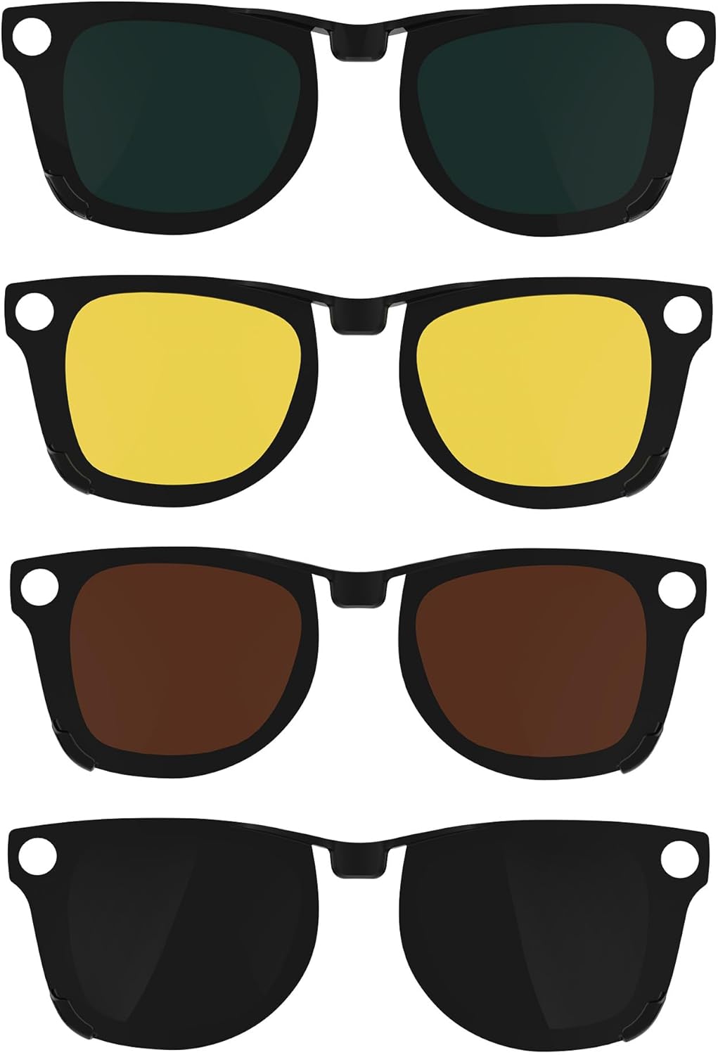 Polarized Clip for Ray-Ban Meta Wayfarer RW4008 Smart Glasses