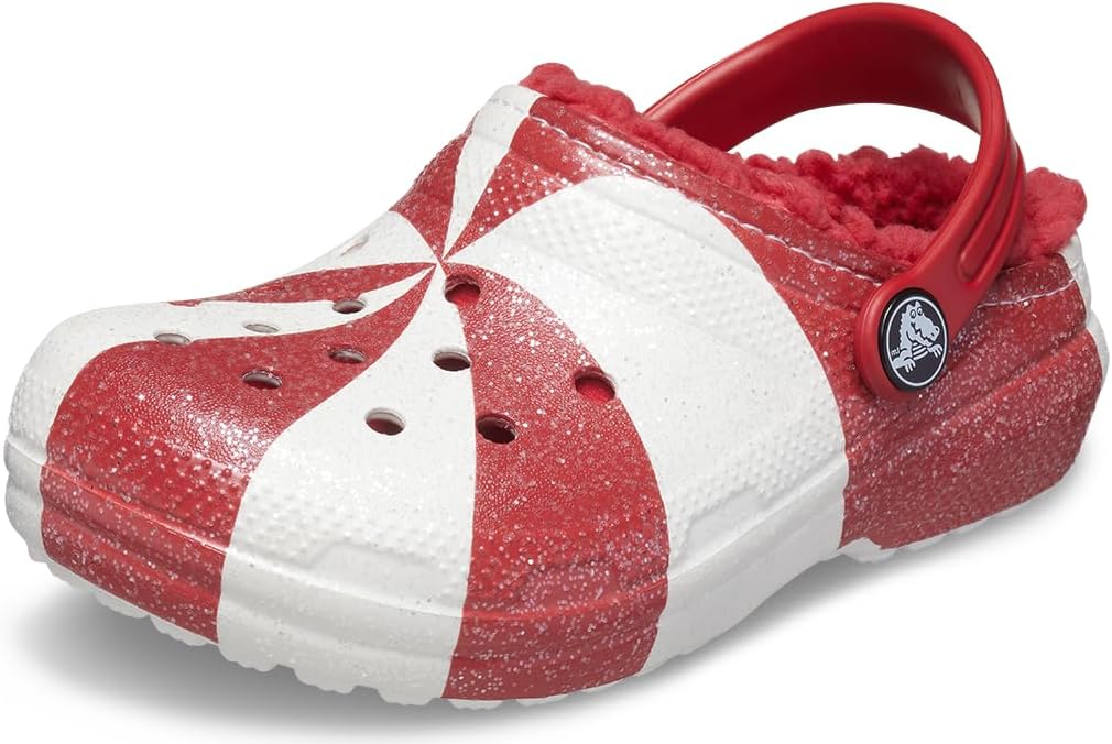 Classic Lined Holiday Charm Clogs for Festive Comfort and Style