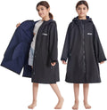 Kids Waterproof Swim Parka - Oversized Windproof Swimming Coat