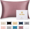 SilkSilky 100% Mulberry Silk Pillowcase King - 22 Momme Pure Silk