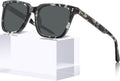 CARFIA Acetate Polarized Sunglasses for Women Small Face - AntiGlare 1