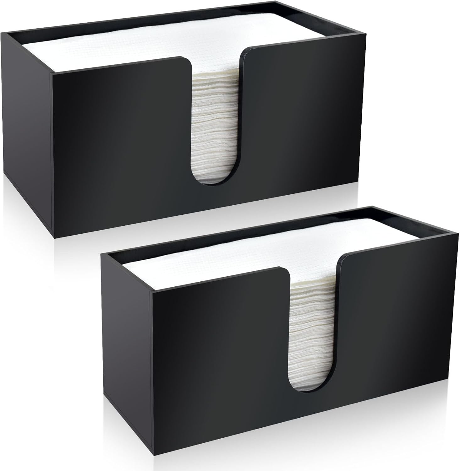 2Pack Paper Towel Holder Countertop for Kitchen and Bathroom