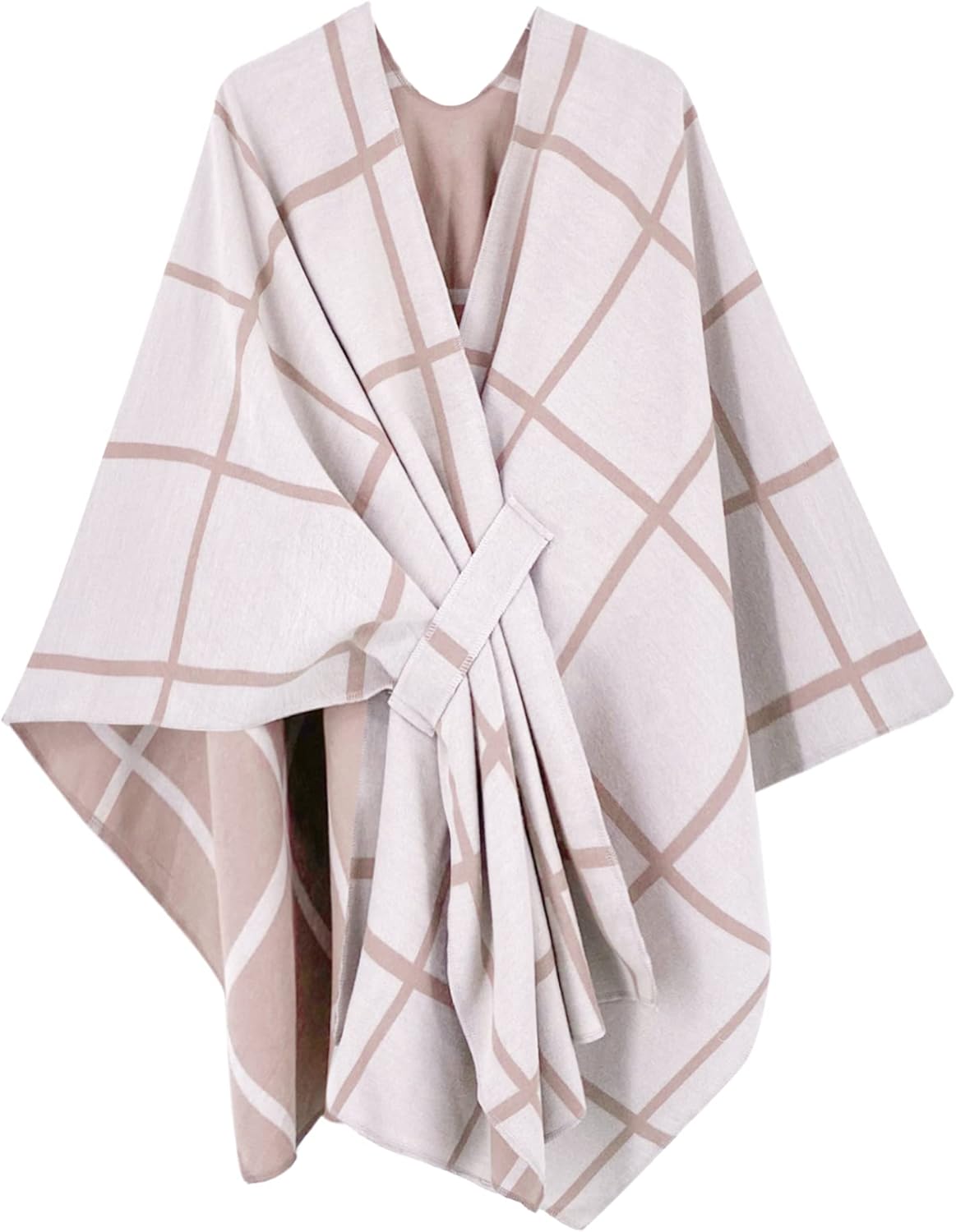 Moss Rose Women's Shawl Wrap Poncho for Fall and Winter Style