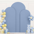 Dusty Blue Wedding Arch Cover Set of 3 - Fitted Spandex Backdrops