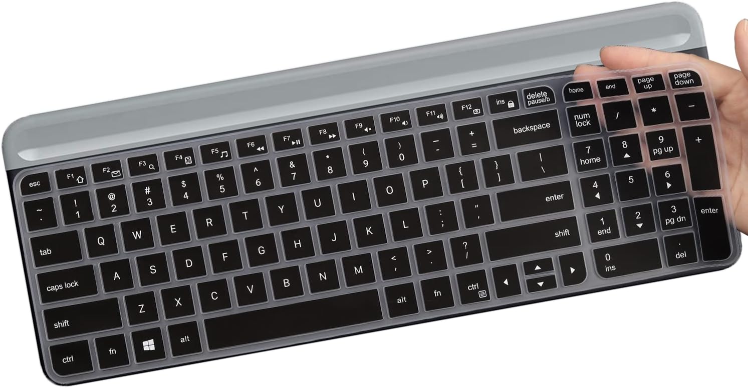 Protective Ultra Thin Keyboard Cover - Black