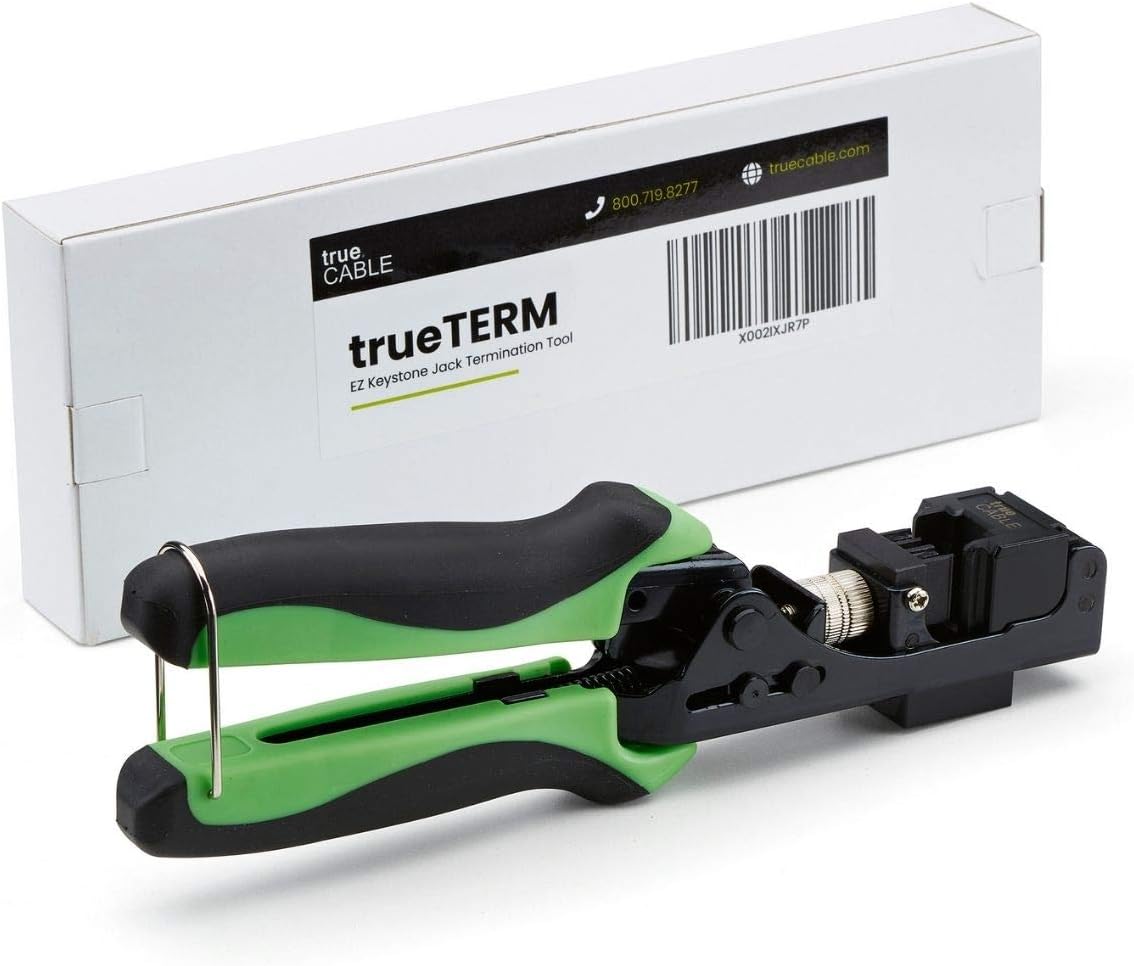 trueCABLE 90 Degree RJ45 Keystone Jack Termination Tool Review