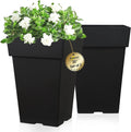 20 Inch Tall Planters for Indoor Outdoor Plants - Set of 2