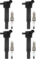 Ignition Coil and Spark Plug Kit UF651 for Hyundai Kia - Reliable