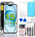 iPhone 15 Screen Replacement 6.1 in LCD Assembly - Repair Kit