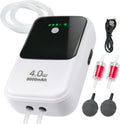 Silent Dual Mode Rechargeable Aquarium Air Pump - Long Run