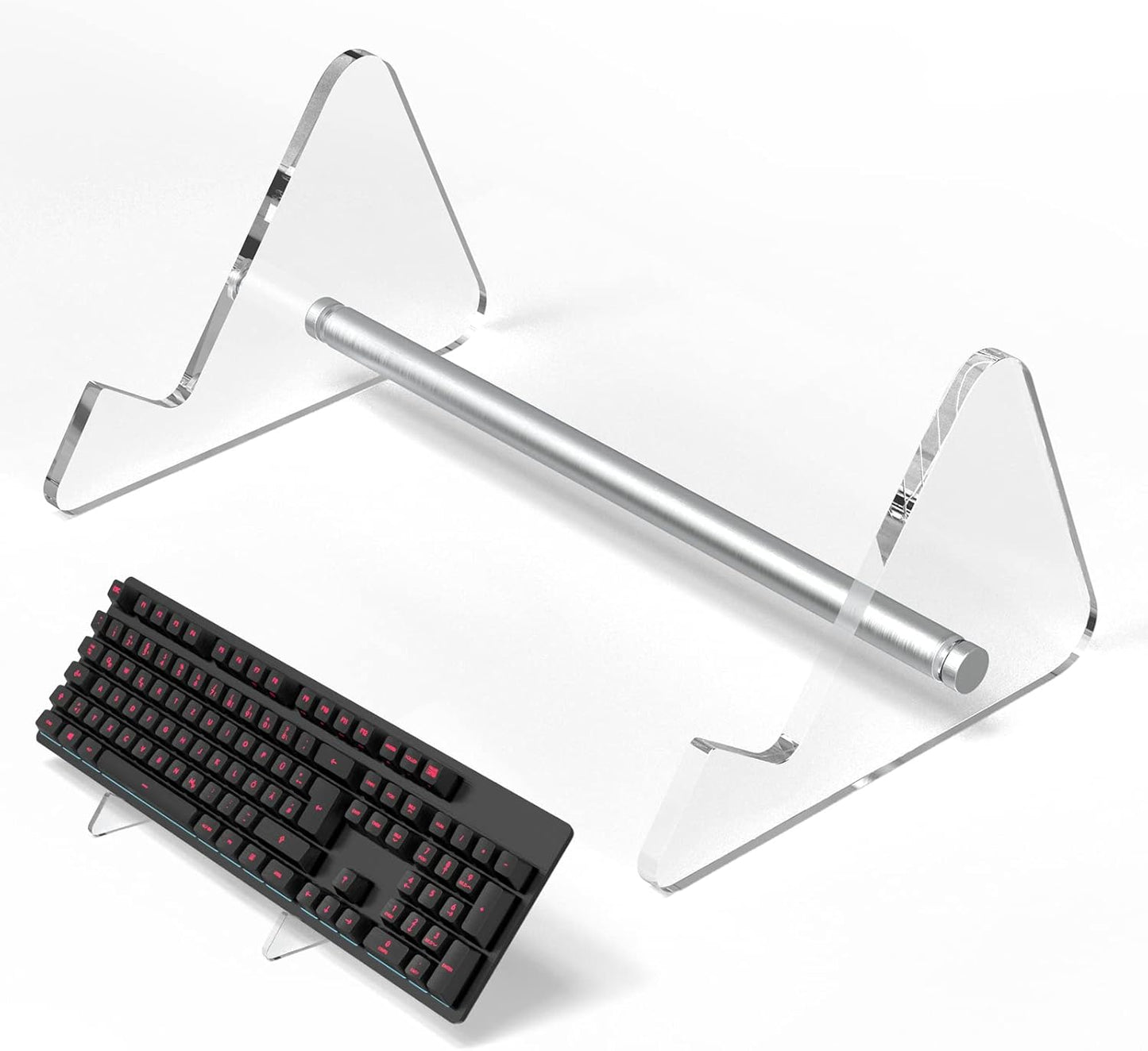 Transparent 1-Tier Keyboard Stand by YIMAGUJRX