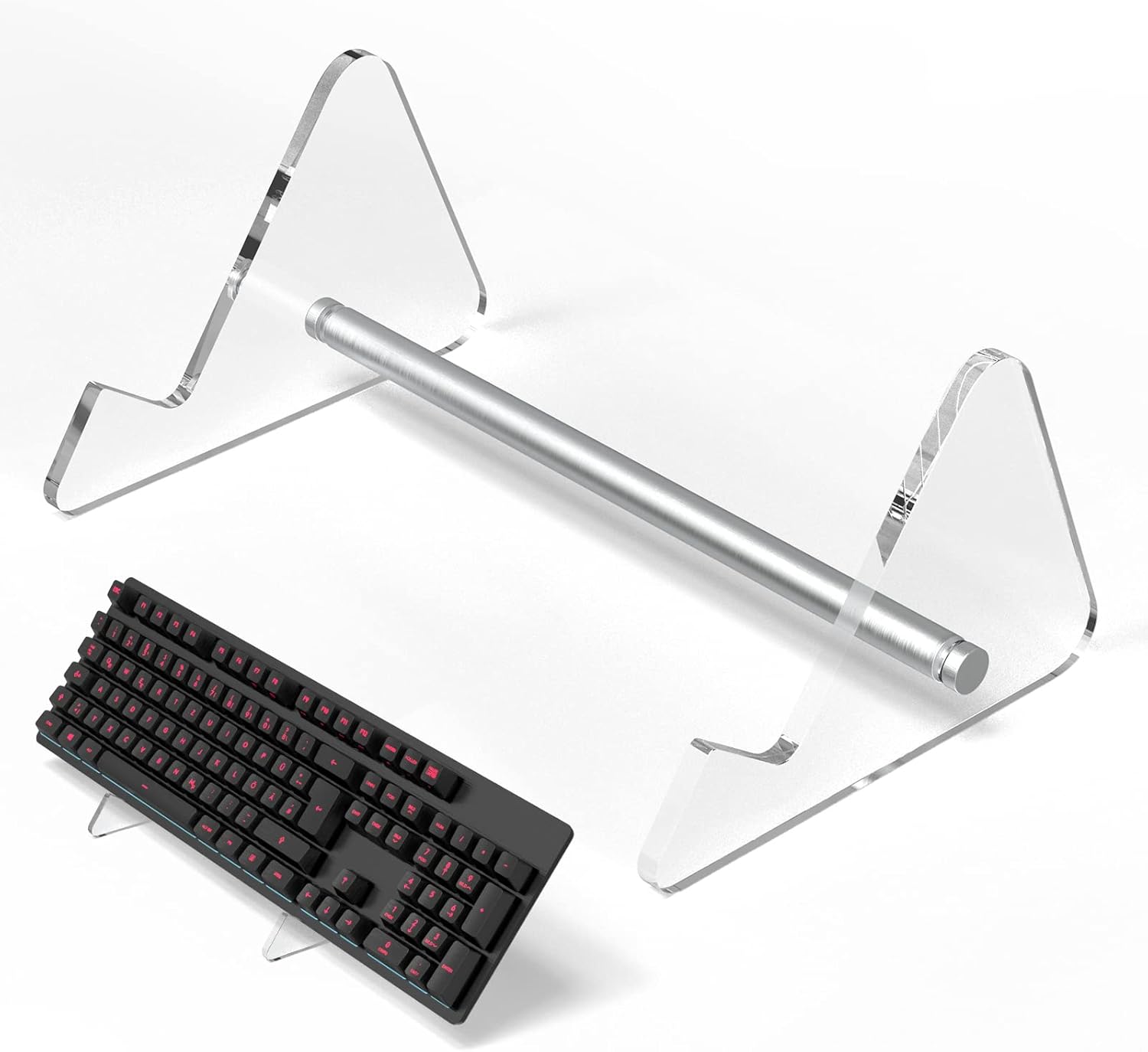 Transparent 1-Tier Keyboard Stand by YIMAGUJRX