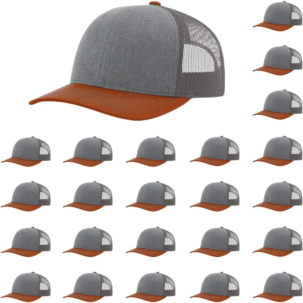 Richardson 112 Classic Six-Panel Adjustable Snapback Trucker Cap