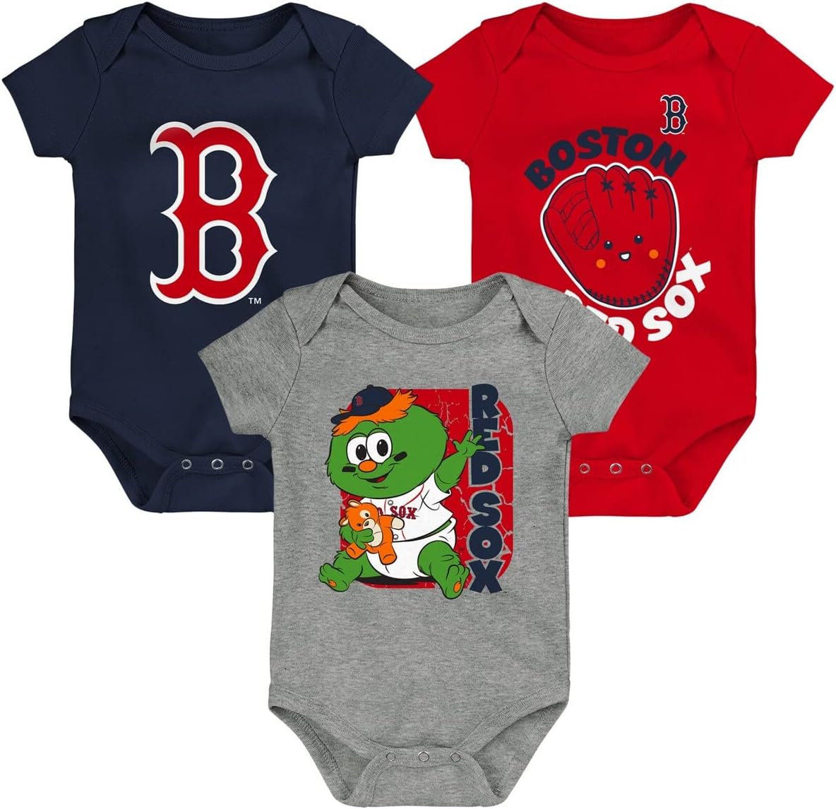Outerstuff MLB Newborn & Infants Change Up 3 Piece Onesie Set