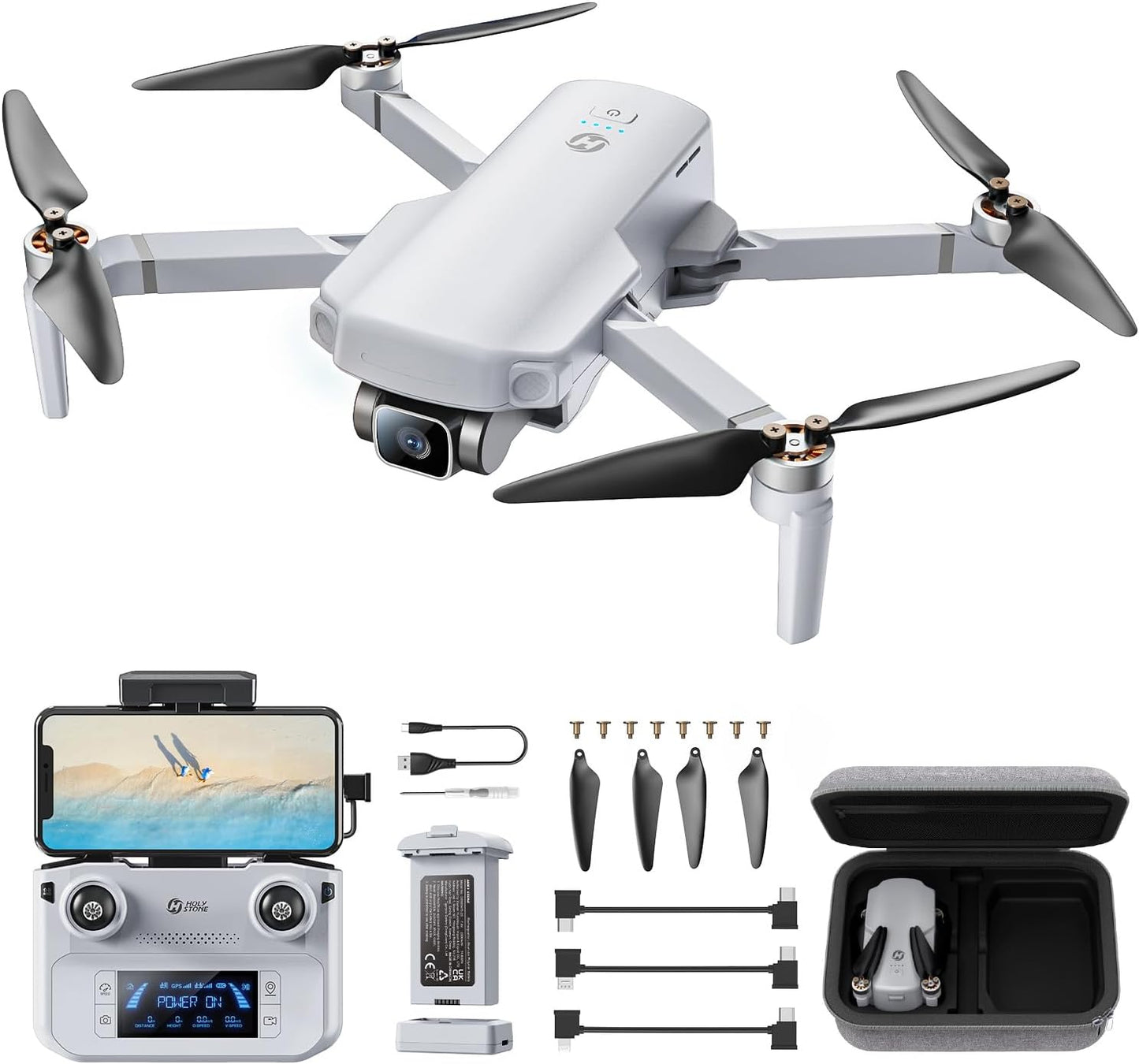 Holy Stone HS360E: 4K Camera, Lightweight, GPS, Follow Me