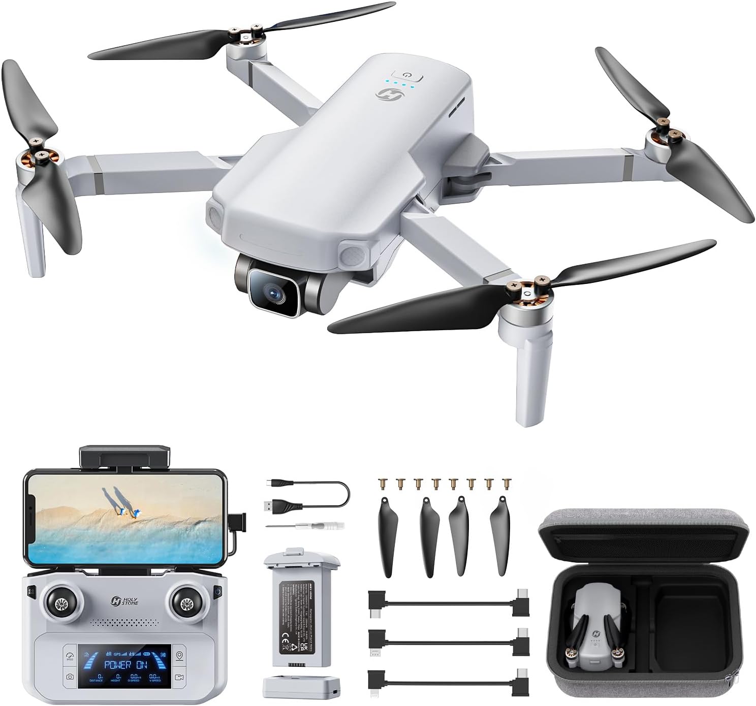 Holy Stone HS360E: 4K Camera, Lightweight, GPS, Follow Me